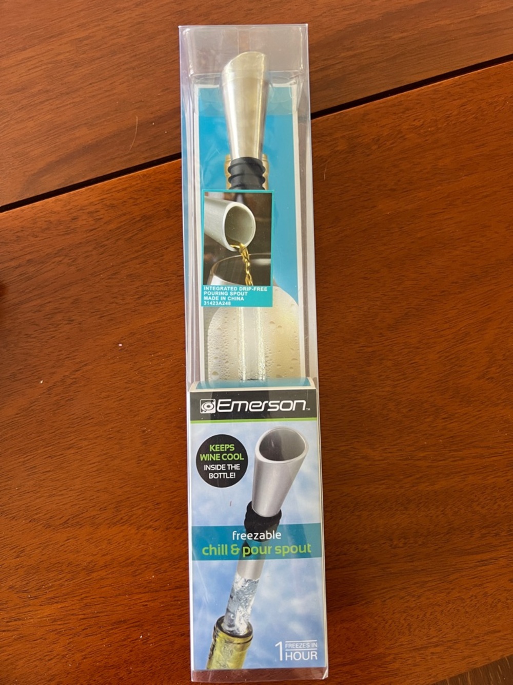 Emerson Freezable Chill & Pour Spout - Silver